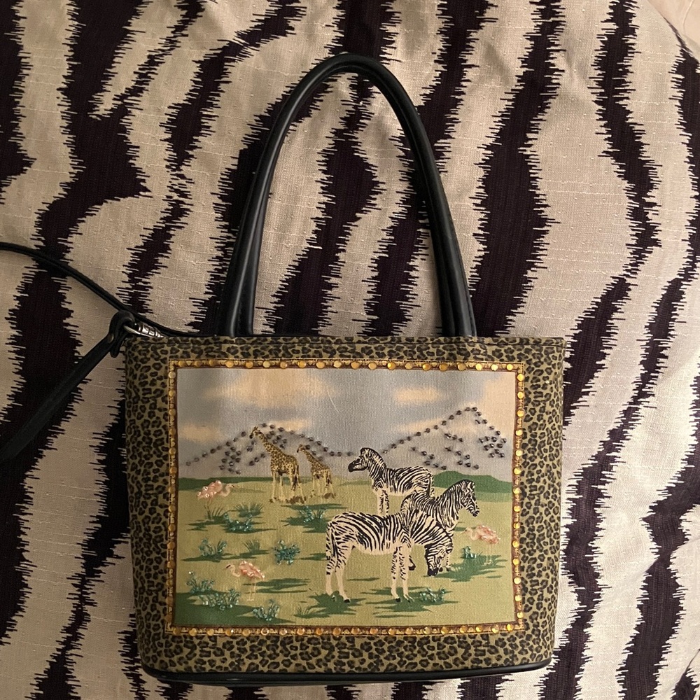 St. John’s Bay Safari Zebra Bag